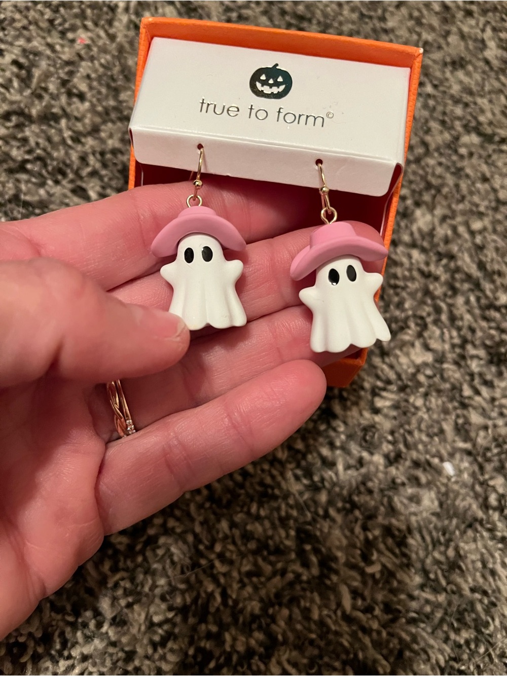 True to Form ghost earrings